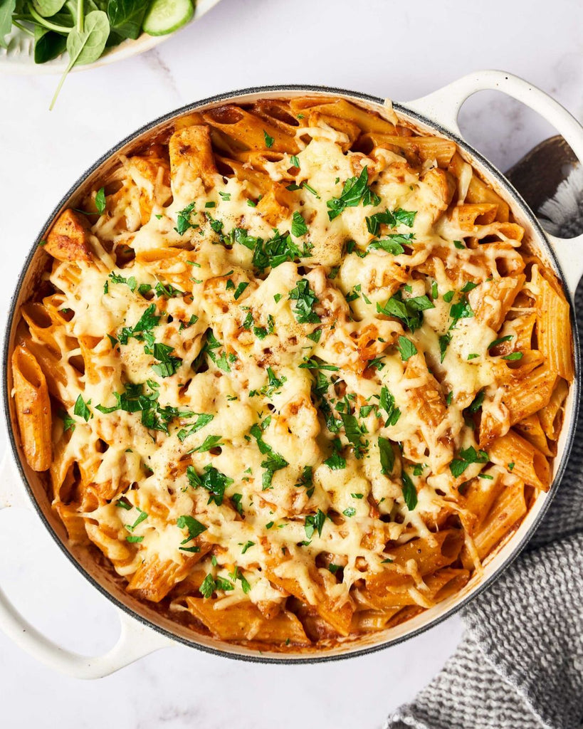 Kids Friendly Cheesy Butter Chicken Penne