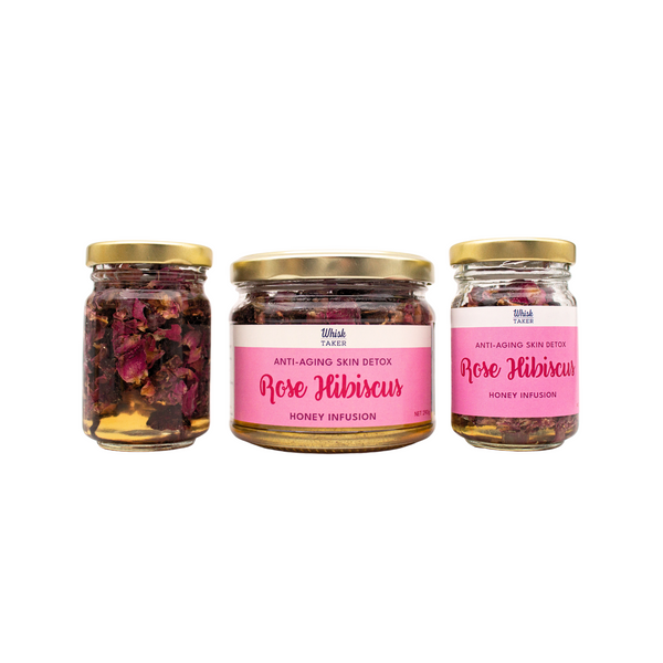 Rose Hibiscus Honey Infusion