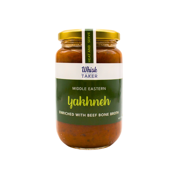 Middle Eastern Yakhne with Bone Broth