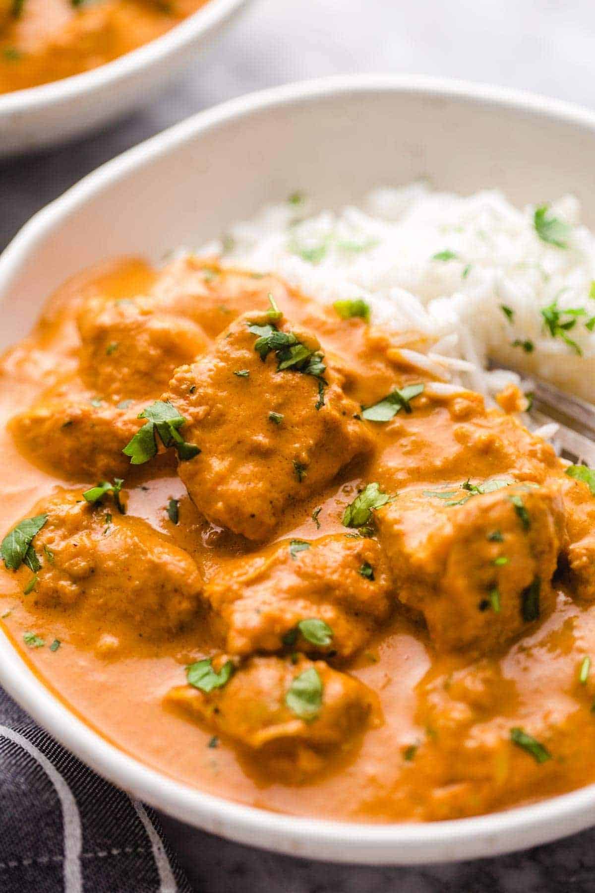 Creamy butter chicken made with Whisktaker Butter Chicken Sauce in Lebanon