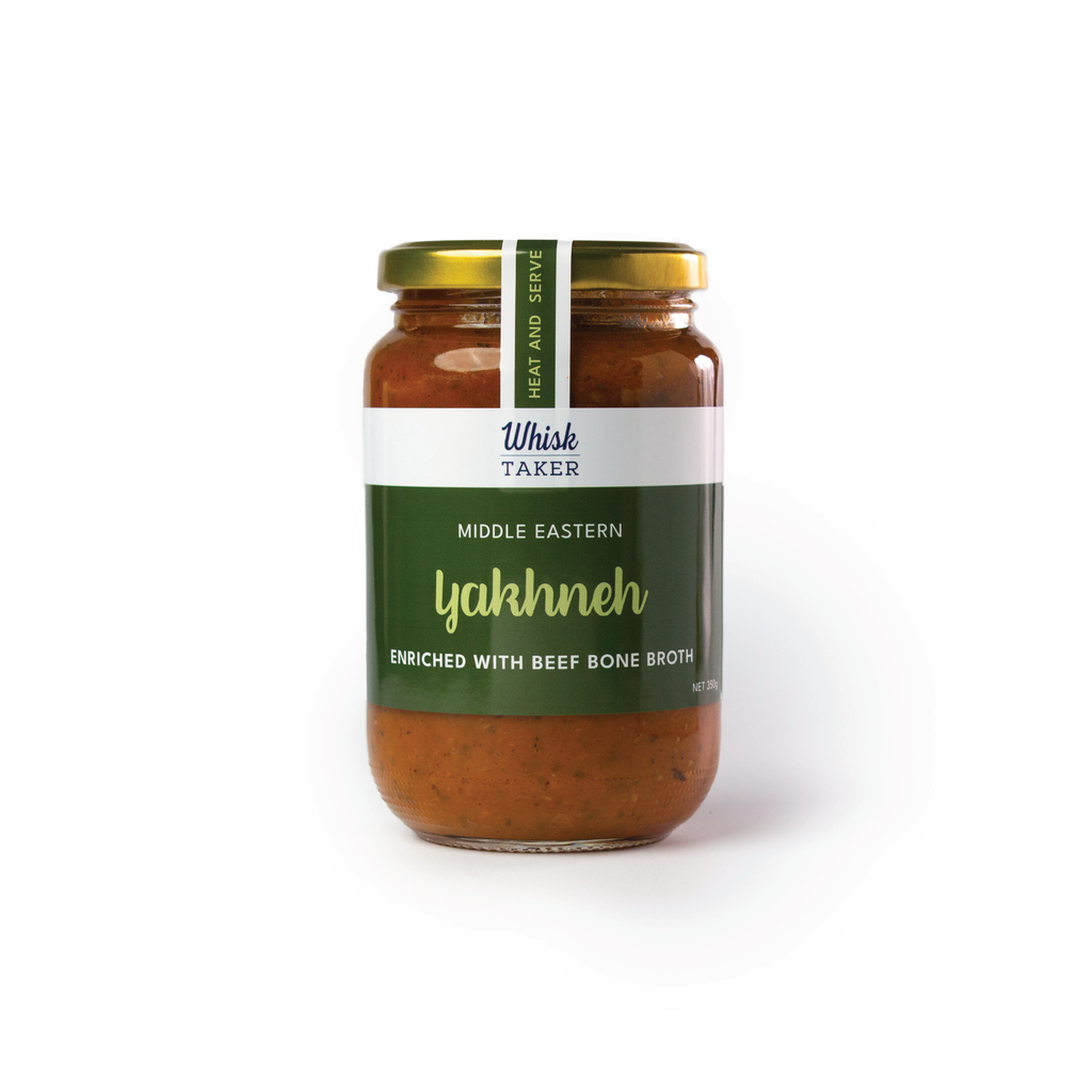 Middle Eastern Yakhne with Bone Broth